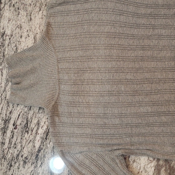 TALBOTS Petites Grey Turtleneck Sweater - Picture 2 of 4